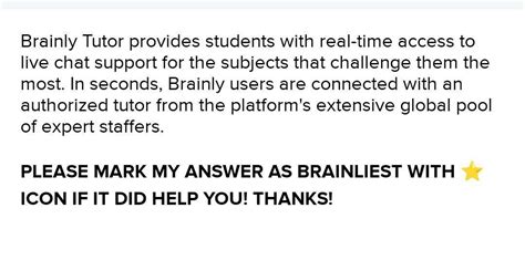 brainly tutor programme brainlyin