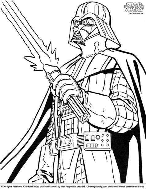 star wars coloring picture