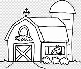 Clipart Farmhouse Coloring Transparent Webstockreview Silo Barn Book sketch template