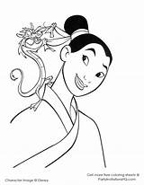 Mulan Coloring Heroic Brave sketch template