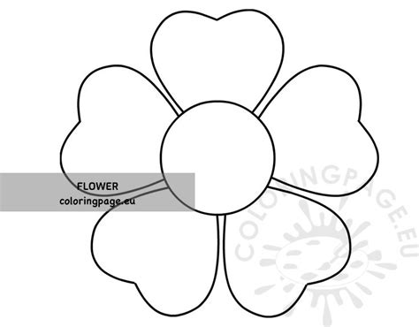flower template printable  crafts  sea flower shapes