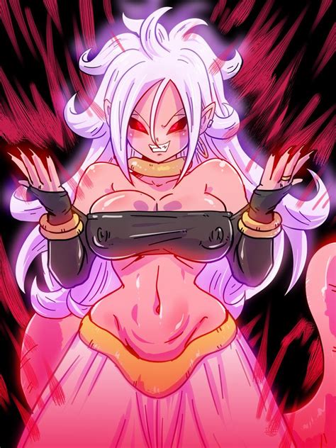 android 21 s new form even hotter than android 18 sankaku complex