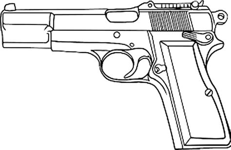 pistol coloring pages  print  color