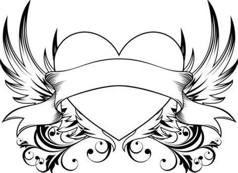 drawings  hearts  ribbons    clipartmag