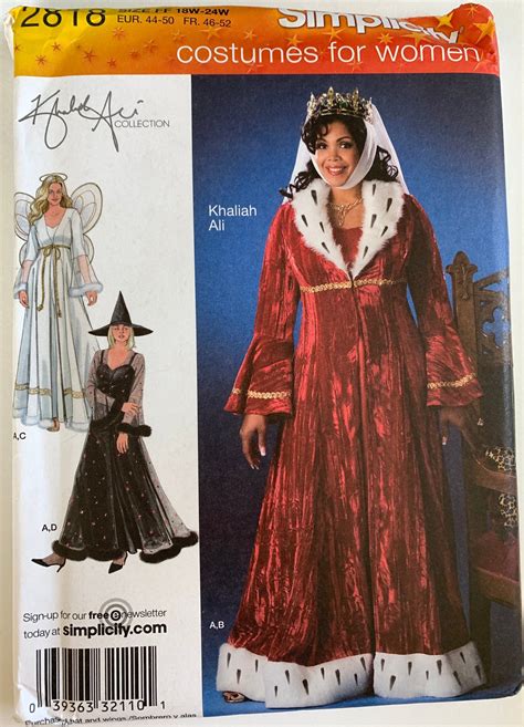 womens halloween costume pattern angel queen witch sizes  etsy