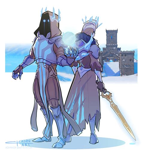 Artstation Fortnite Ice King And Queen Claudia Tomasi