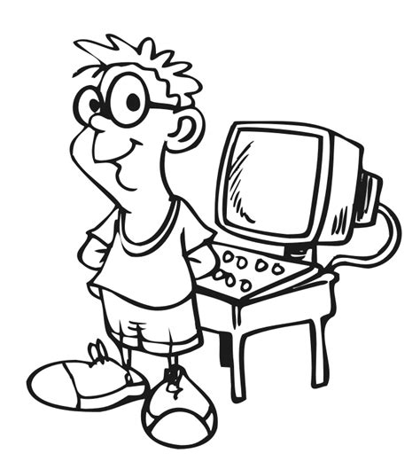 computer coloring pages  coloring pages  kids coloring pages