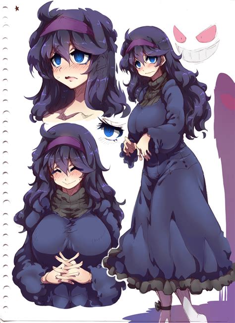 hex maniac and gengar pokemon and 2 more drawn by tokyo