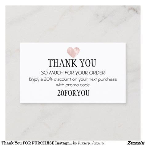 purchase instagr discount code business card zazzle    purchasing