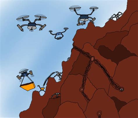 mining drones  exoskull   deviantart