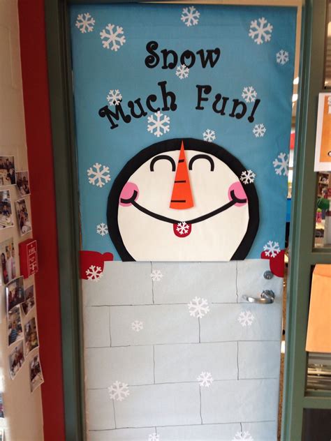 pin by amira moore on school ideas winter classroom door school door