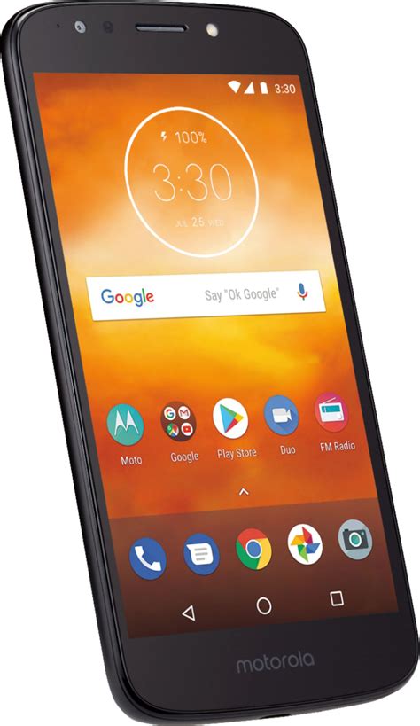 Best Buy Motorola Moto E5 Play Black Consumer Cellular Moto E5 Play
