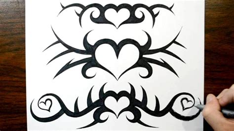 tribal heart tattoo catatan kunfay