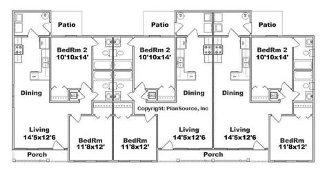 triplex plan jt plansource  duplex plans apartment plans apartment floor plans
