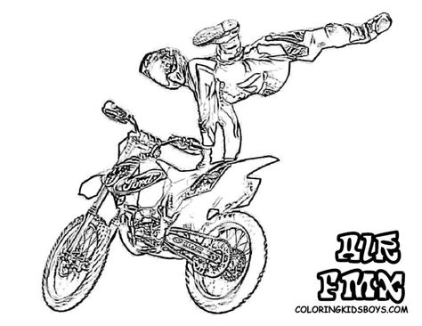 dirt bike coloring pages printable teachcreativacom