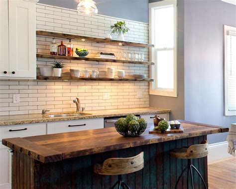 rustic kitchen shelving ideas  timeless rugged charm