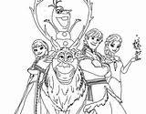 Frozen Coloring Pages Characters Drawing Happy Birthday Colouring Color Getcolorings Kristoff Other Getdrawings Anna sketch template
