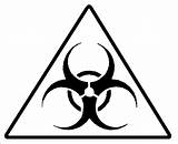 Biohazard Symbol Clipart Gif Sign Cliparts Clip Signs Warning Clipartbest Heavy Yellow Metal Library sketch template