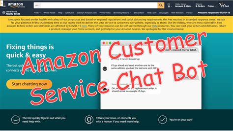 amazon chat bot  customer service youtube