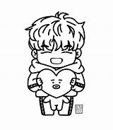 Bts Bt21 Coloring Pages Tata Chibi Taehyung Fanart Desenho Desenhos Kawaii Drawings Anime Kpop Drawing Cute Pool Roni Easy Outline sketch template
