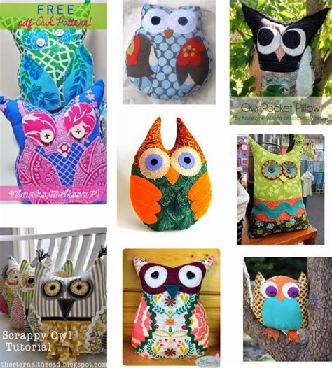 pattern day owls owl fabric fabric toys fabric crafts owl