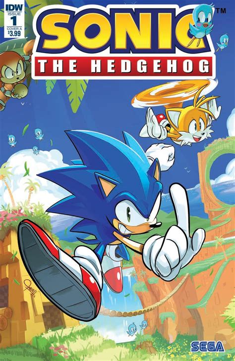 review sonic  hedgehog  idw publishing big comic page