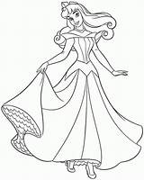 Aurora Coloring Princess Pages Disney Sleeping Beauty Printable Drawing Dress Wedding Her Isabella Baby Castle Happily Walk Color Getdrawings Print sketch template