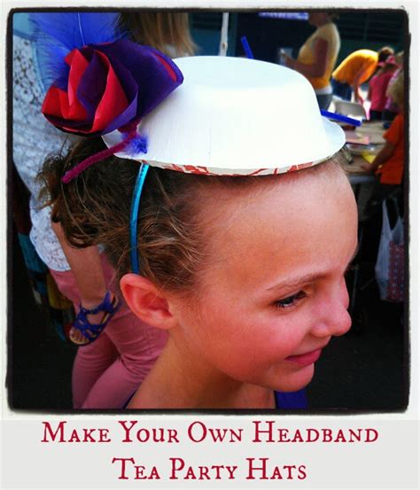 easy   tea party hats kids craft  sparkle  genius