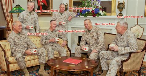 striking image shows  marine corps generals    left  trump administration
