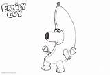 Brian Banana Coloring Guy Family Pages Cosplay Printable Kids Bettercoloring sketch template