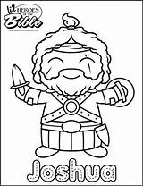 Joshua Bible Coloring Pages Government Heroes Getcolorings Il Template Color sketch template