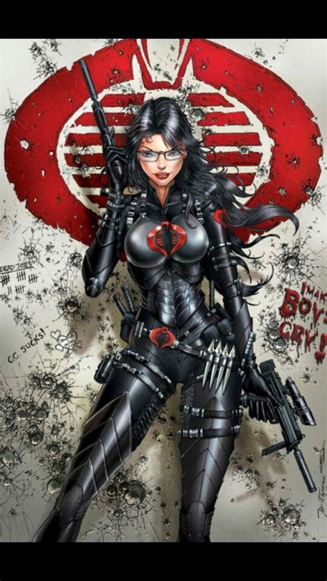 Baroness Gi Joe Comics Girls Girl Cartoon