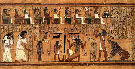 Egyptian Wall Painting Genuine Wood Internal Frame