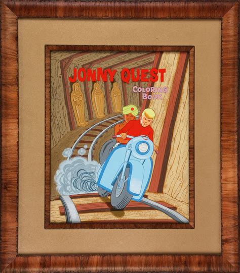 jonny quest coloring book original artwork