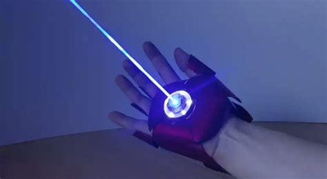 iron man glove replica shoots real lasers slashgear