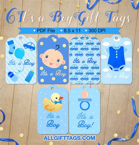 boy gift tags gift tags diy gift tag template gift tags