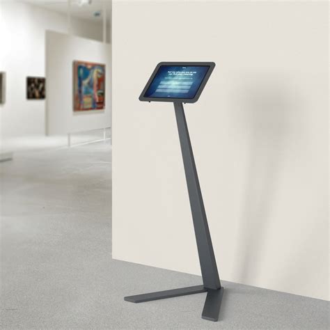 ipad floor stand secure tablet kiosk commercial grade heckler