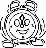 Coloring Pages Clock Alarm Morning Ringing Para Color Machine Colorear Happy Relojes Reloj Dibujos Kids Intervals Minute Printable Ironing Supercoloring sketch template