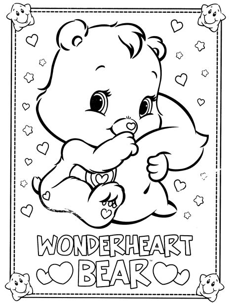 care bears  cartoons  printable coloring pages