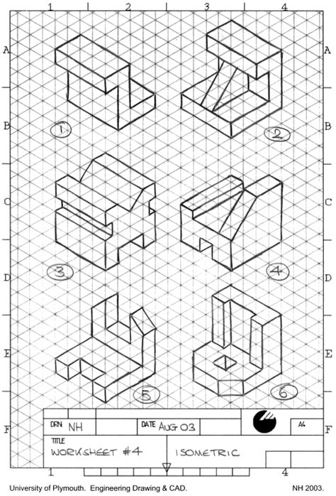 projection drawing worksheet title solutions cakepinscom  imagenes