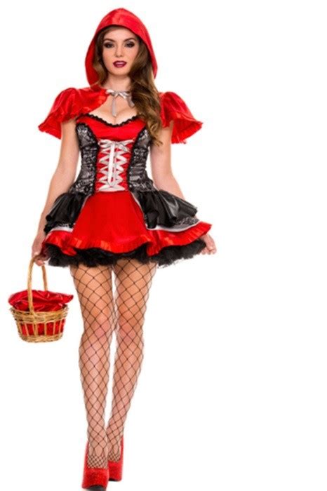 new little red riding hood halloween costume sexy and cute