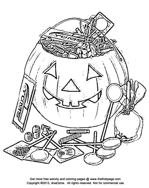 candy printable coloring pages