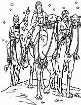 Coloring Wise Men Pages Popular sketch template