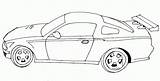 Coloring Pages Car Race Easy Print sketch template