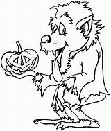Werewolf Werewolves Loup Werwolf Goosebumps Garou Personnages Coloringhome sketch template