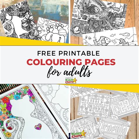 printable colouring pages  adults kiddycharts