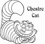 Coloring Cat Cheshire Pages Alice Wonderland Disney Ship Cruise Printable Mad Drawing Caterpillar Kitty Ever After High Color Adults Hatter sketch template