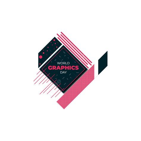 world graphics day vector png images beautiful abstract world graphics day sign design