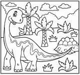 Dinossauro Dinossauros Crianças Coloridas Lápis Tinta Fornecer Cera Colas Cores Canetas sketch template