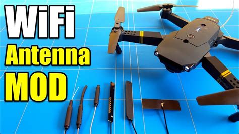 eachine  wifi antenna mod install increase extend wifi fpv range  fly drone  phone